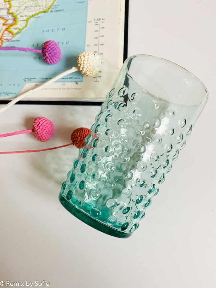 anna von lipa, anna von lipa hedgehog glass, hedgehog glass, water glass, drinking glass, glass in hedgehog glass, beryl glass.