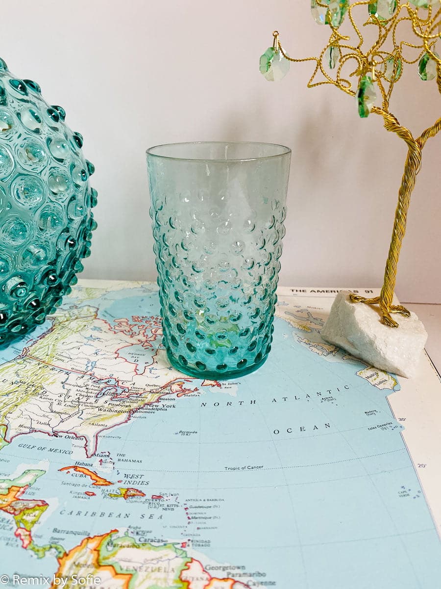 anna von lipa, anna von lipa hedgehog glass, hedgehog glass, water glass, drinking glass, glass in hedgehog glass, beryl glass.