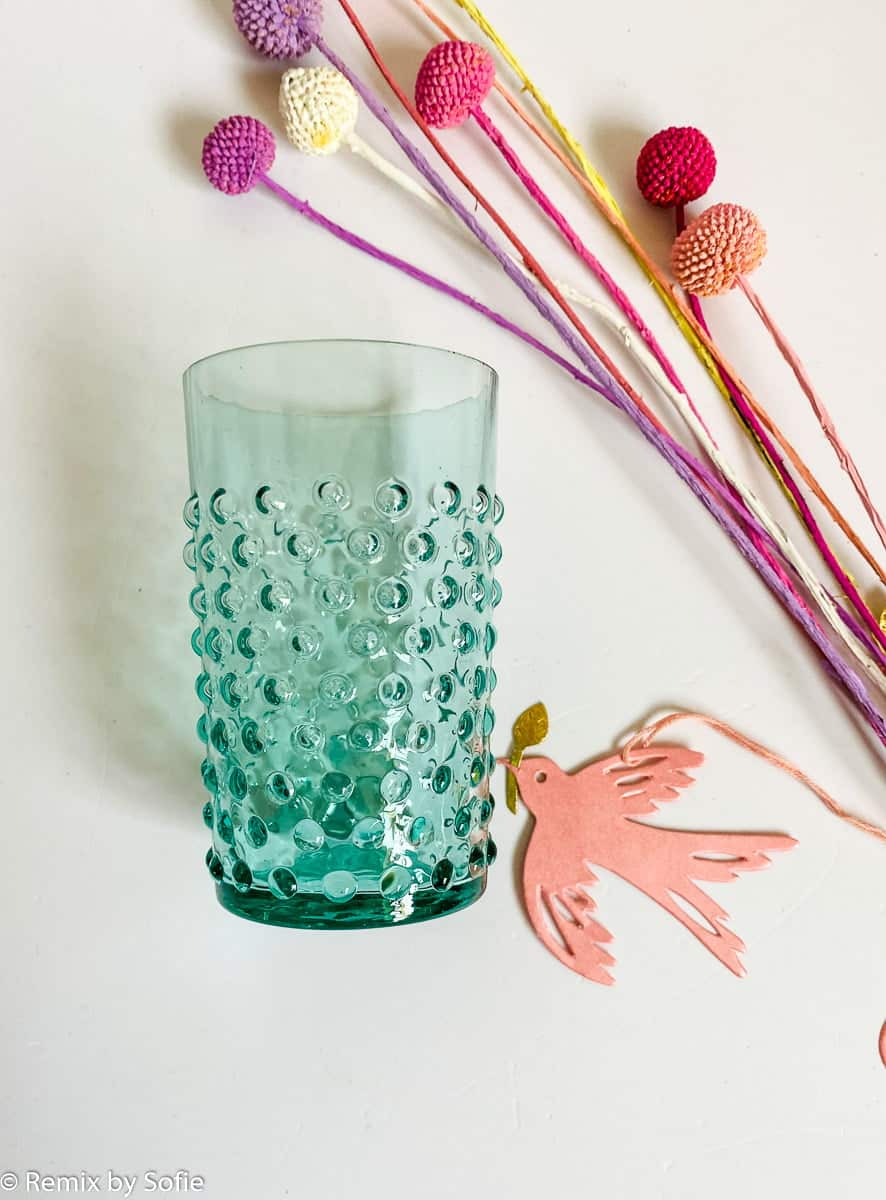 anna von lipa, anna von lipa hedgehog glass, hedgehog glass, water glass, drinking glass, glass in hedgehog glass, beryl glass.