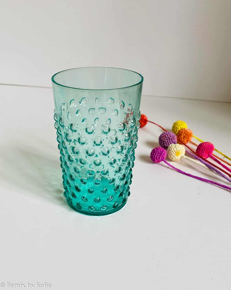anna von lipa, anna von lipa hedgehog glass, hedgehog glass, water glass, drinking glass, glass in hedgehog glass, beryl glass.