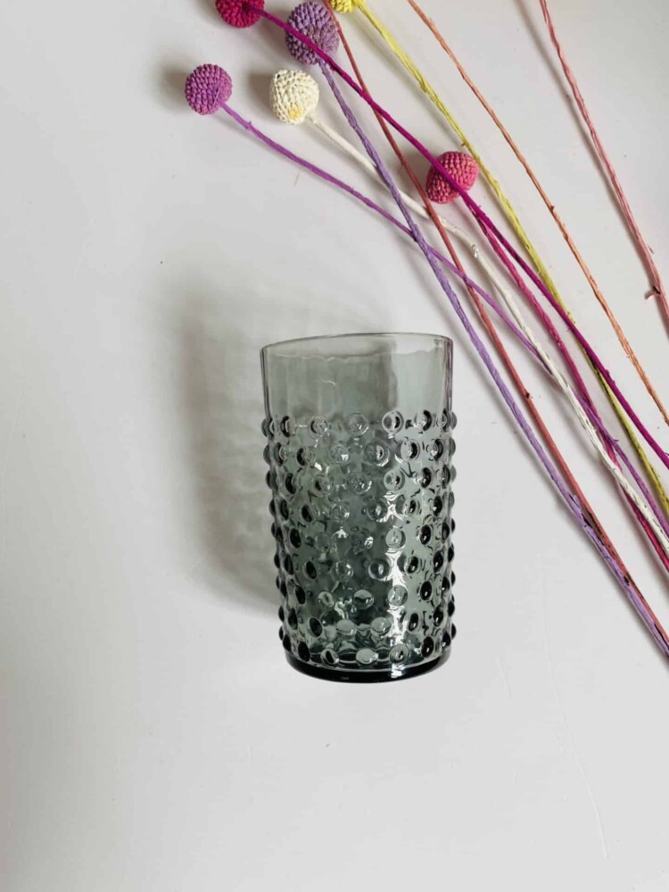 anna von lipa, anna von lipa hedgehog glass, hedgehog glass, water glass, drinking glass, glass in hedgehog glass.