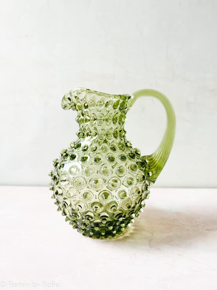hedgehog pitcher, pitcher in hedgehog jar, glass pitcher, pitcher anna von lipa, pitcher in hedgehog jar, glass pitcher, pitcher hedgehog jar, hedgehog pitcher, anna von lipa pitcher, pitcher from anna von lipa, anna von lipa retailer, remix by sofie, anna von lipa glas, hobnail jug, jug anna von lipa,