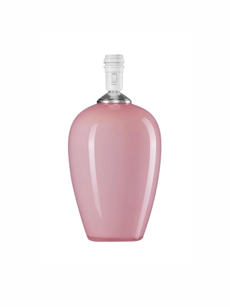Table lamp with mouth blown glass in pink - Anne Sofie