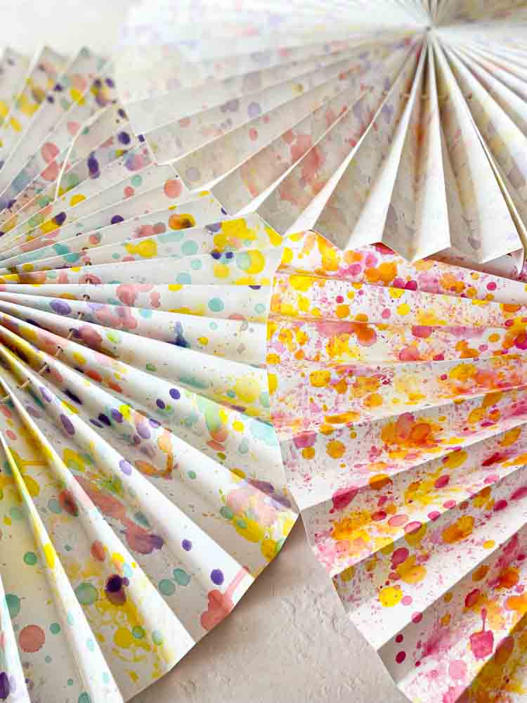 handmade lampshade, pleated lampshade, lampshade from pink rose lamps, remix by Sofia, splash lampshades.