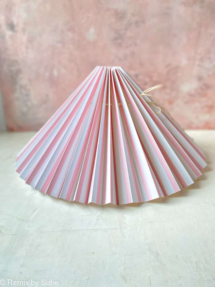 pink roses, lampshades, pleated lampshade, lampshade, colored lampshade, pleated lampshade with stripes, pleated lampshade with dots