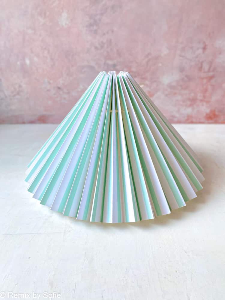 pink roses, lampshades, pleated lampshade, lampshade, colored lampshade, pleated lampshade with stripes, pleated lampshade with dots