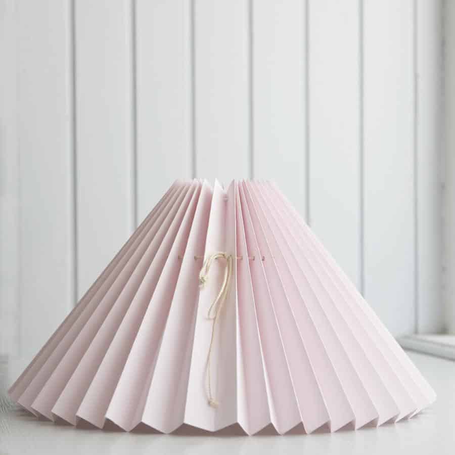 lampshade, remix by Sofia, pink roses, pink roses lamps, pleated lampshade,