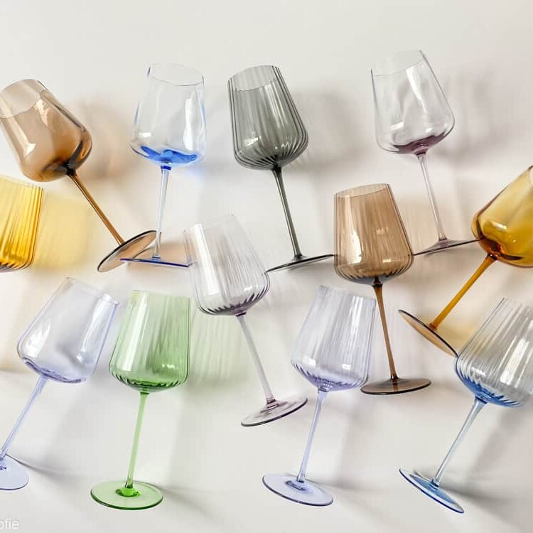 remix by Sofie, wine glass, mouth blown wine glass, remix wine glass, red wine glass, white wine glass.