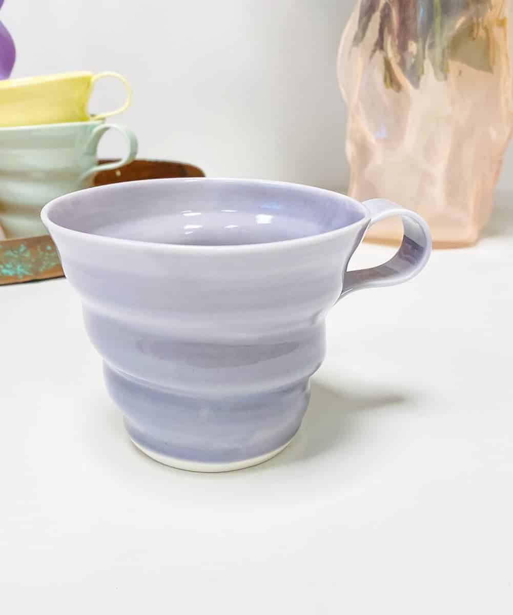 rikke maglesen ceramics, porcelain cup, coffee cup, cup, pastel-colored cup, coffee cup, tea cup.