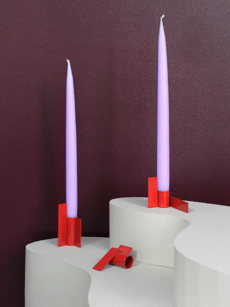 remix by sofie, stencils, candlesticks, candlesticks and steel