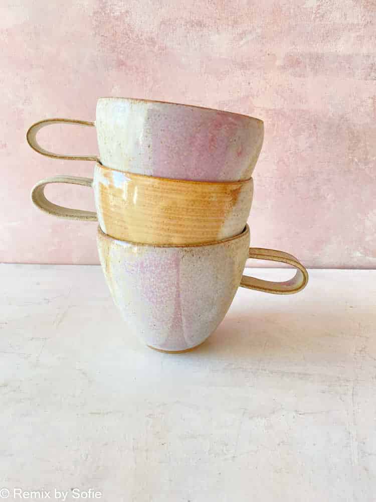 large ceramic cups with handles