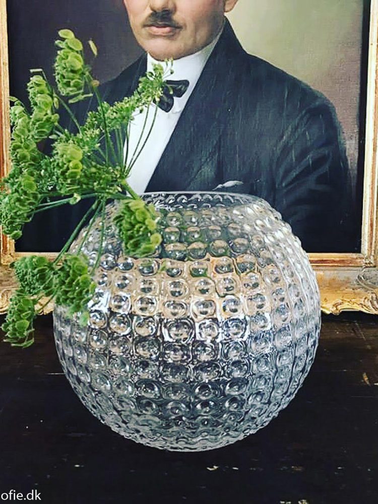 Piggy glass vase 24 cm - clear - Image 4