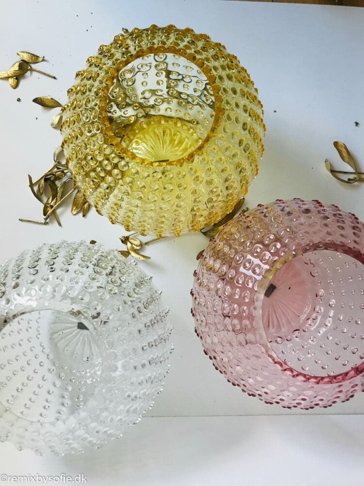A porcupine vase in 24 cm in clear Anna von Lipa
