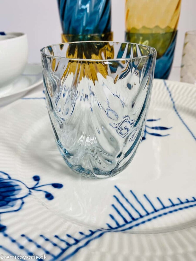 Anna von Lipa Mix & Match, Swan Glass, Wawe Glass, Harlequin Glass, Tumbler, Water Glass, Drinking Glass, Drinking Glass.