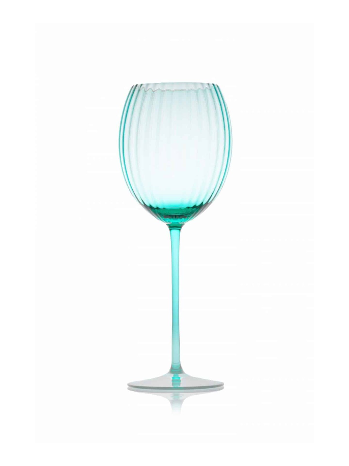 white wine glass of anna von lipa turquoise