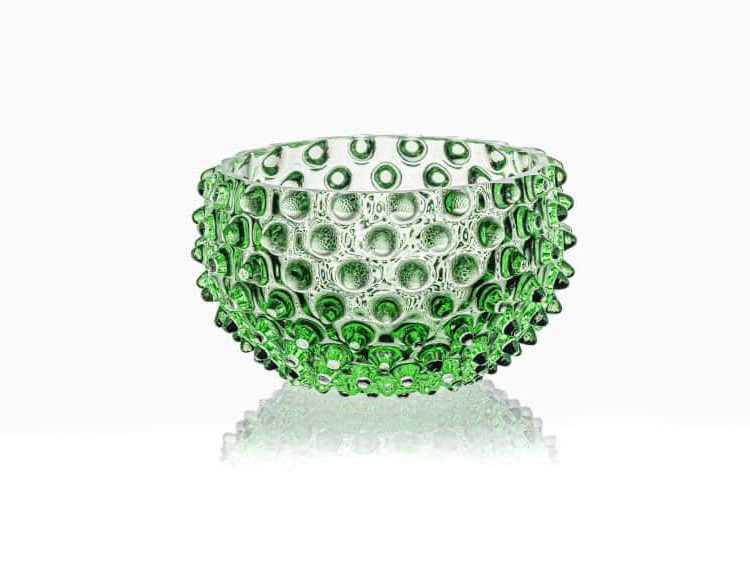 bowl in light blue, Anna von lipa glass, anna von lipa tapas skååål, hobnail glass, hobnail bowl, remix by sofie, tapas bowl, glass bowl, small glass bowl, hedgehog slide, hobnail glass, handblown glass