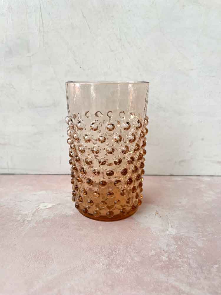 Anna von Lipa porcupine glass in new brown