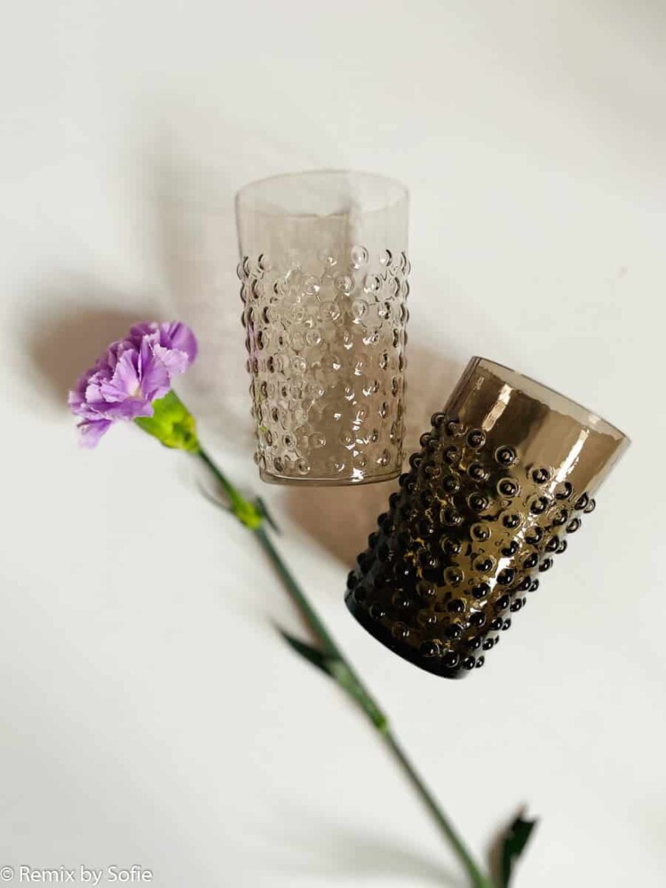 Anna von Lipa, Anna von Lipa porcupine glass, porcupine glass, water glass, drinking glass, porcupine glass.