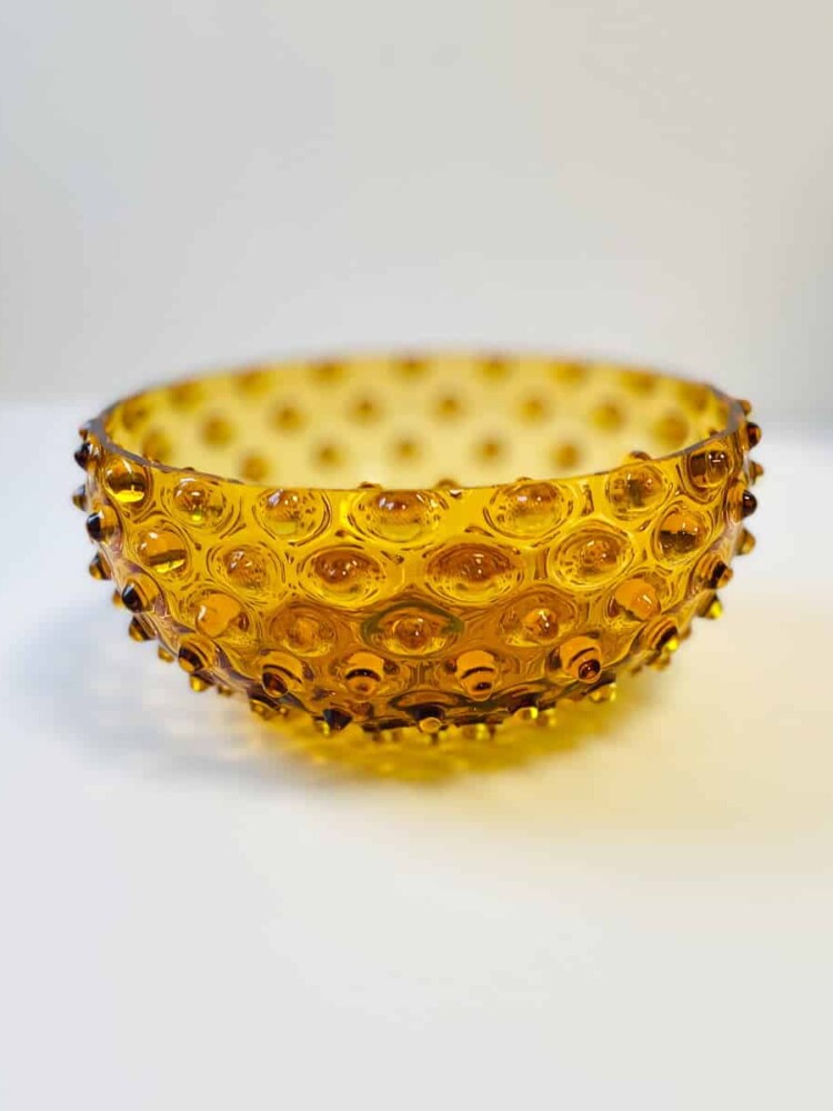 Anna von Lipa bowl, hedgehog bowl, hedgehog bowl, glass bowl, stained glass,