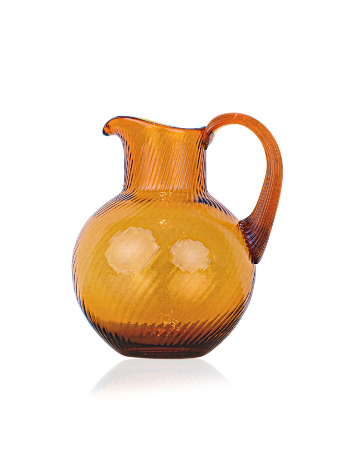 Anna von Lipa spiral pot in dark amber