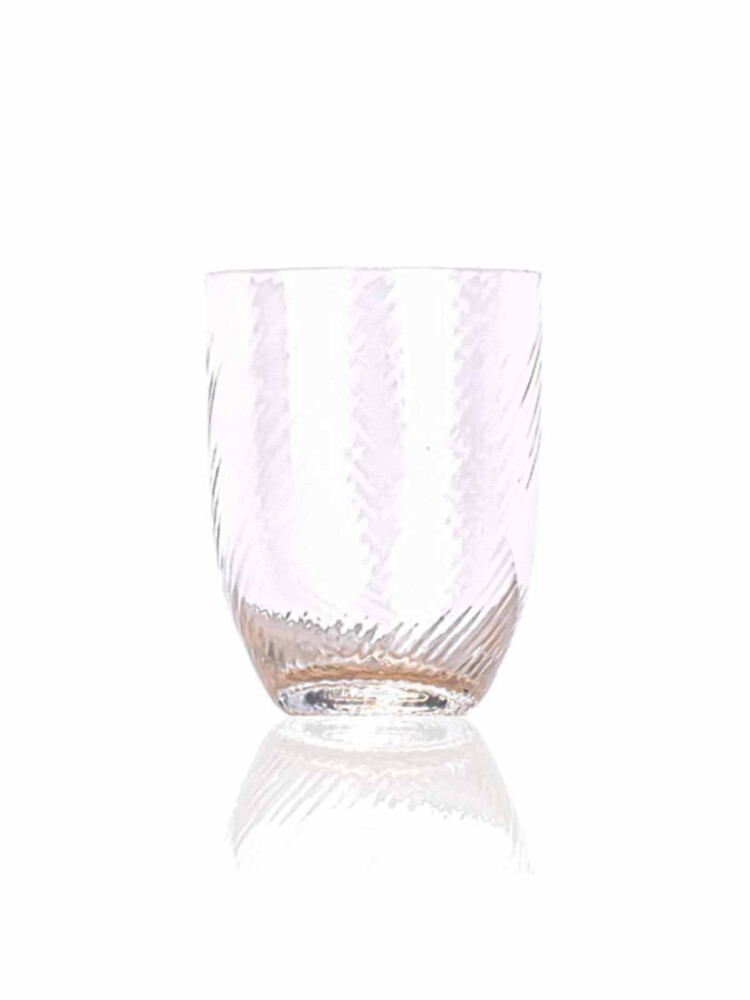 spiral glass in clear, olive glass, bamboo glass, anna von lipa mix & match, swil glass, wawe glass, harlequin glass, tumbler, water glass, drinking glass, drinking glass, stained glass, home interior, table setting, glass from anna von lipa, anna von lipa dealer, remix by sofie