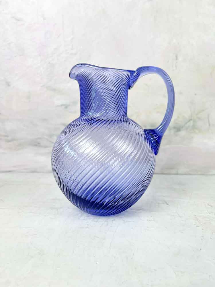 spiral pitcher lavender,anna von lipa, anna von lipa glass, anna von lipa retailer, remix by sofie, mix 6 match gla, swirl glass, wave glass, hedgehog glass, harlequin glass, bamboo glass, colorful glass, splash glass, confetti glass, anna von lipa jugs, spiral jugs, annavonlipa wine glass, anna von lipa champagne glass, vase, confetti vase, swirl vase, oslo vase, hedgehog jug, hedgehog jug, eiffel jug, 2 liter hedgehog jug, longdrink glass, tapas bowl