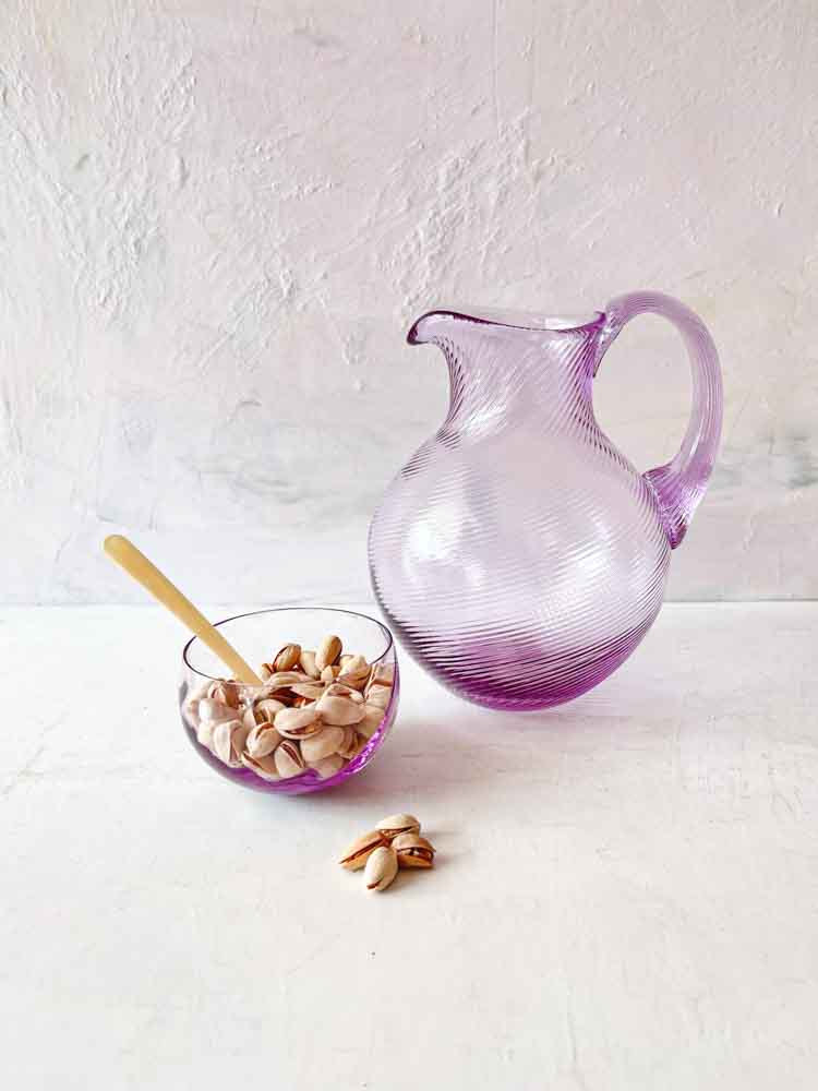 Alternative view of Spiral jug 2 liters - light purple
