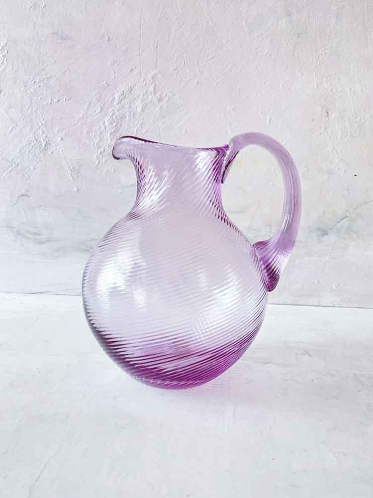 Spiral jug 2 liters - light purple