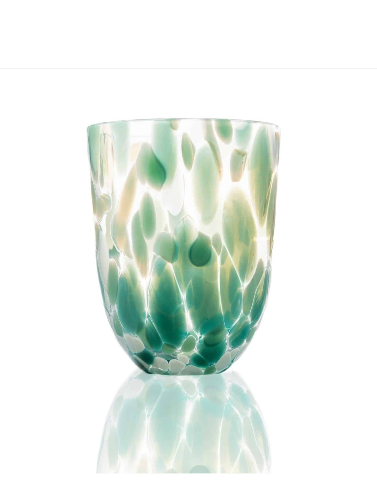 splash smargrad, anna von lipa, confetti glass, anna von lipa glass, splash glass, glass with opal stains, bohemian glasses, handblown glasses, czech design, czech glasses