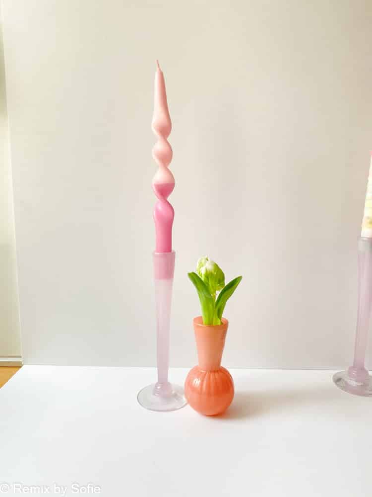 candlestick, candlesticks, mouthblown candlestick,mouthblown candlesticks,opal glass,opal candlesticks,opal glass candlesticks,opal glass,anne flohr, remix by sofie, table setting