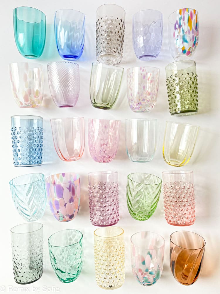Drinking glasses