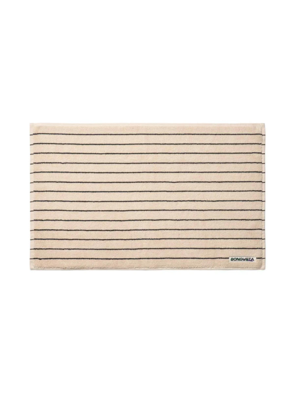 bath mat in cream and ink bongusta