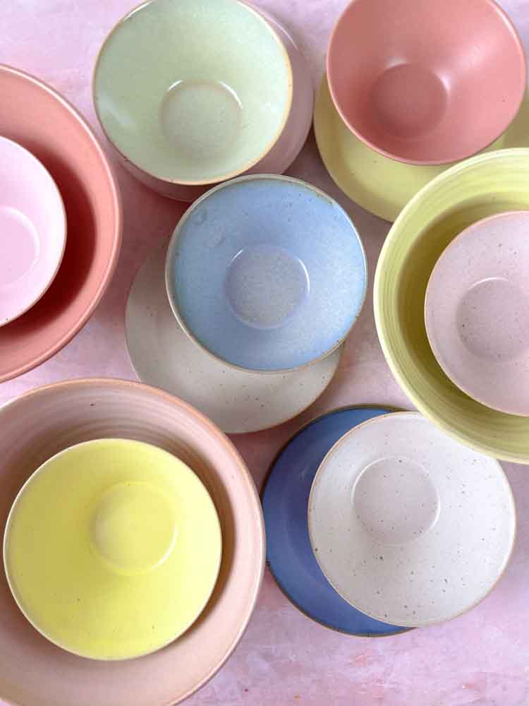 ceramic bowl, ceramic bowl, Bornholm ceramic factory, ceramic jug, remix by Sofia, colorful home, colorful interior design.
