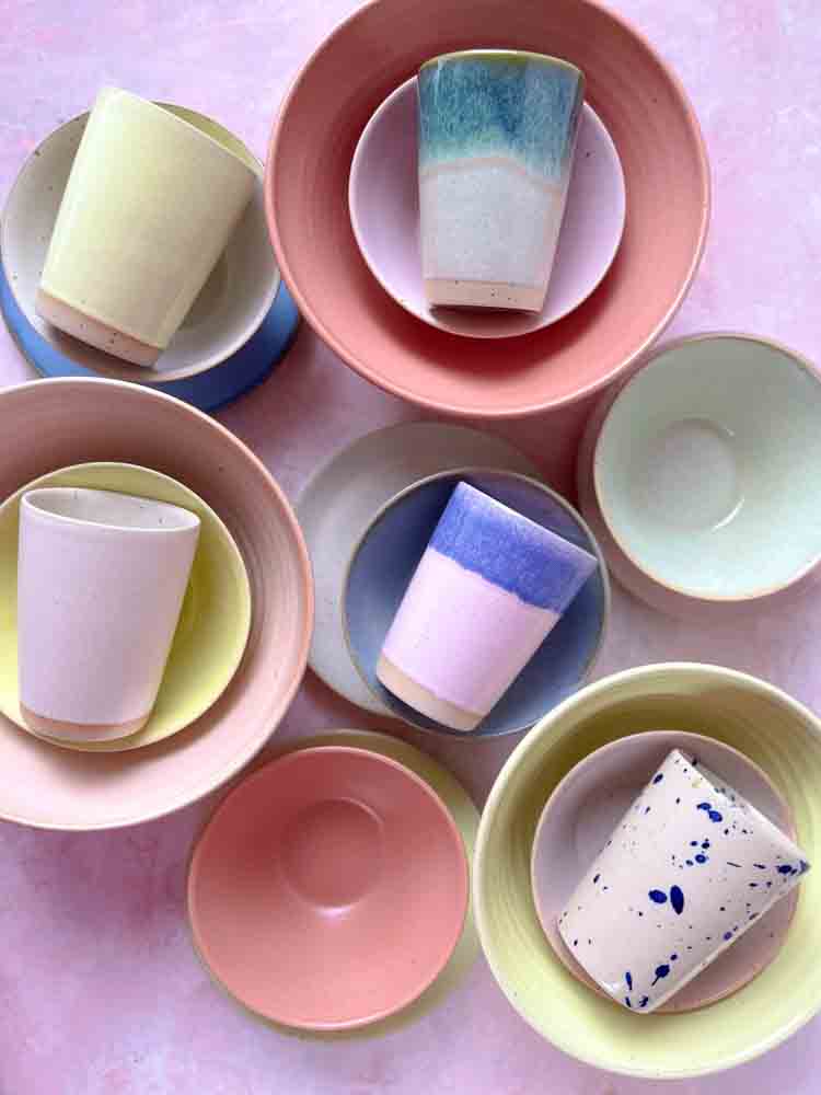 ceramic bowl, bowl in ceramics, bornholms ceramics factory, ceramic jug, remix by sofie, colorful home, colorful home interior,bornholms ceramics factory, island cup, cup, coffee cup, original island cup, remix by sofie, table cover, Tableware, High Island Cup, Numbers Island Cup