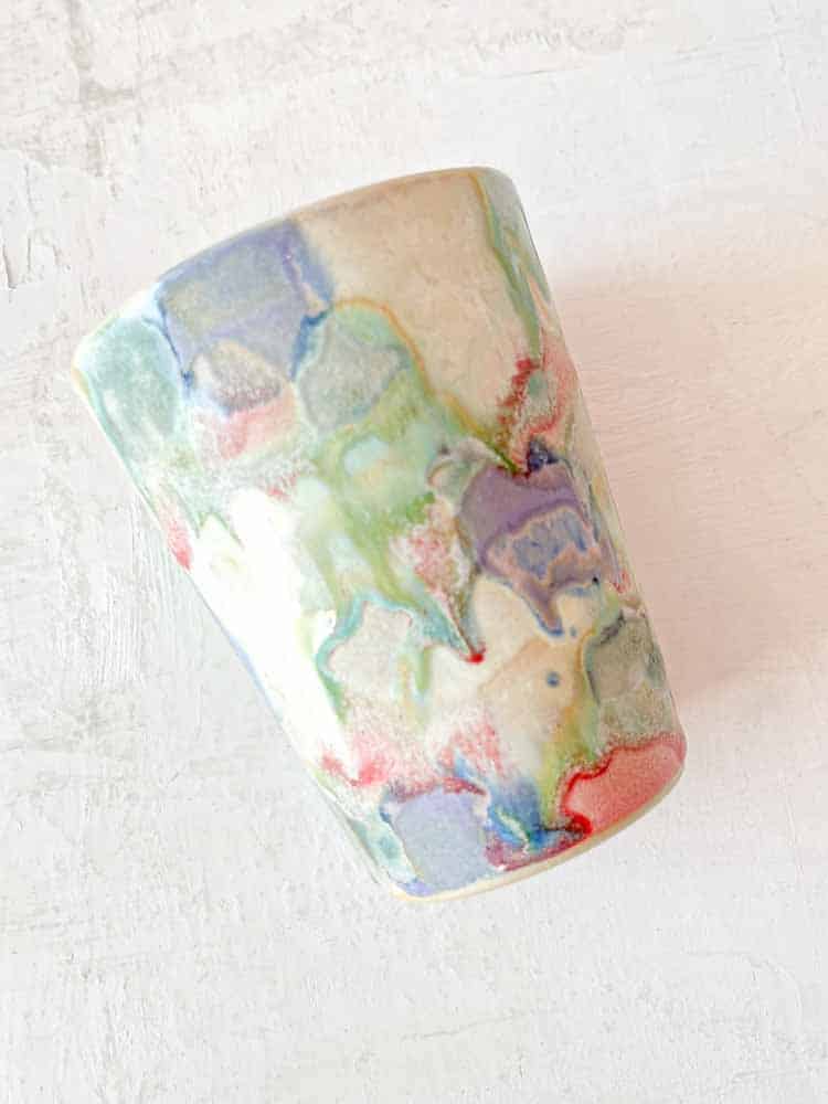 ceramic cup without handle