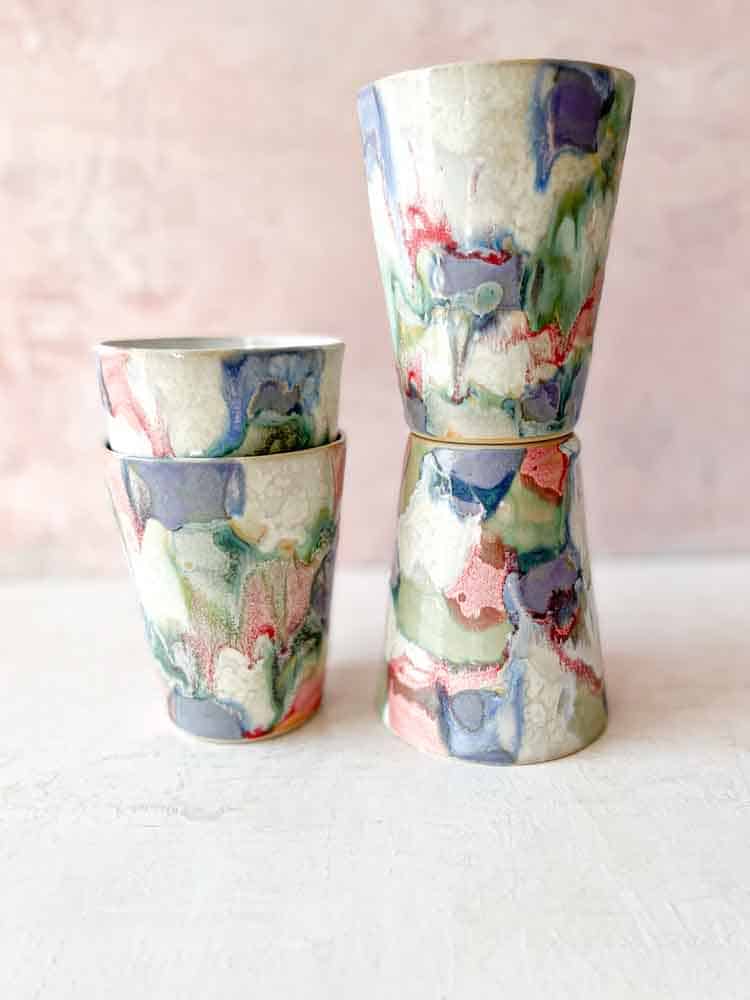 ceramic cup without handle