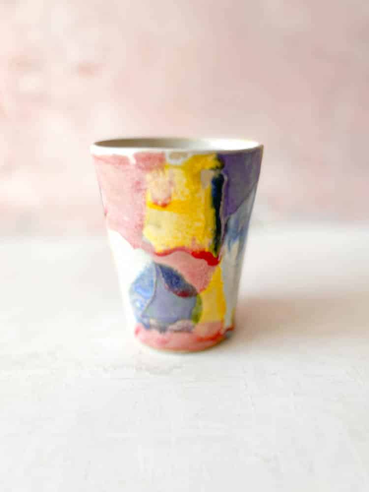 ceramic cup without handle