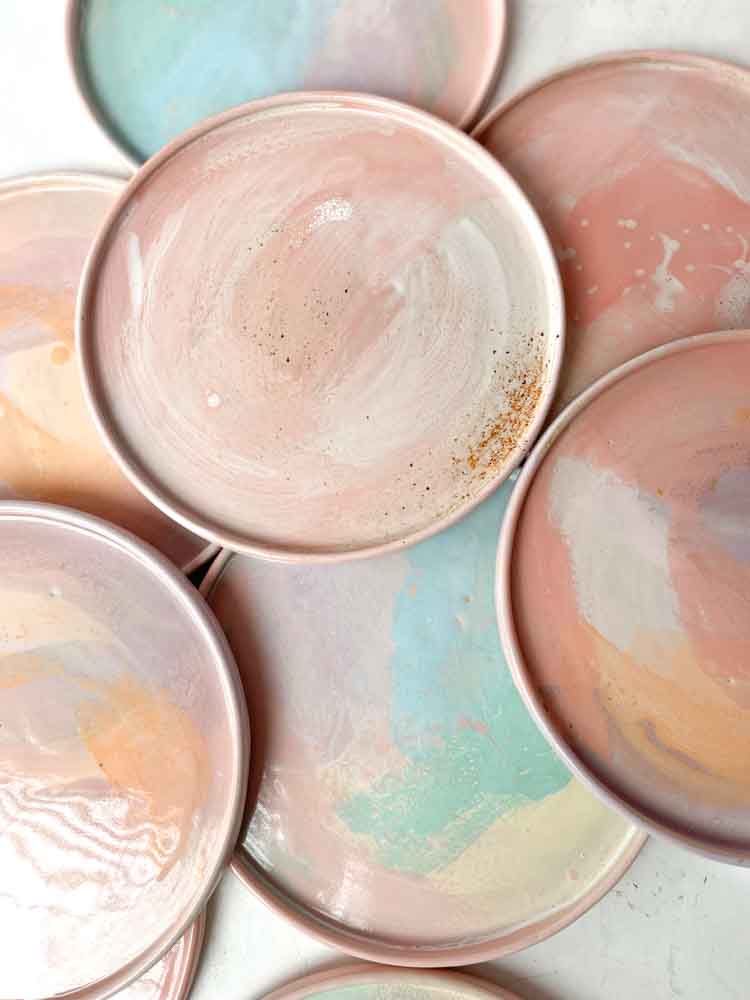 ceramic lunch plates