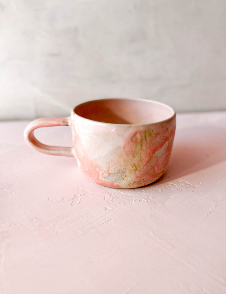 clay by Tina Marie, cup, cup with handle, ceramic cup, coffee cup, remix by Sofia