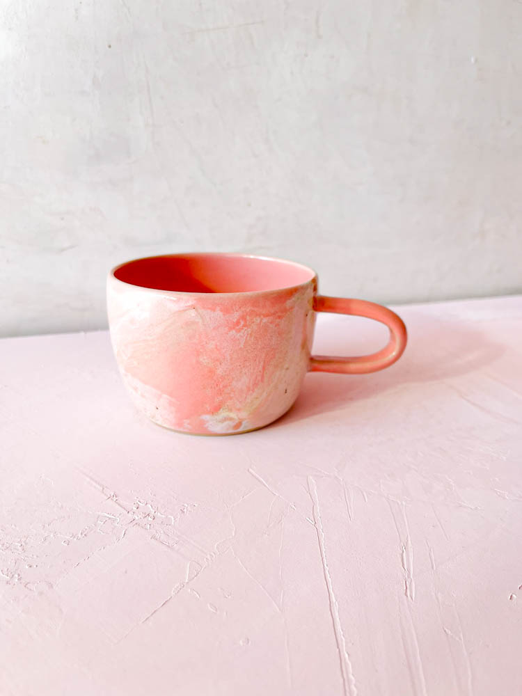 clay by Tina Marie, cup, cup with handle, ceramic cup, coffee cup, remix by Sofia