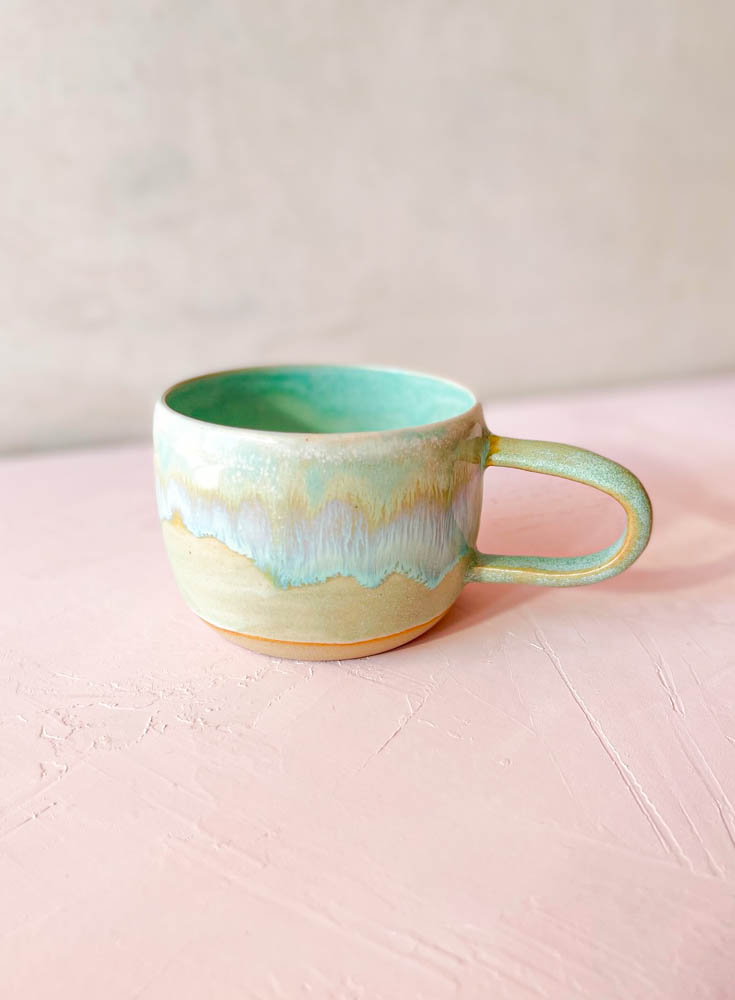 clay by Tina Marie, cup, cup with handle, ceramic cup, coffee cup, remix by Sofia