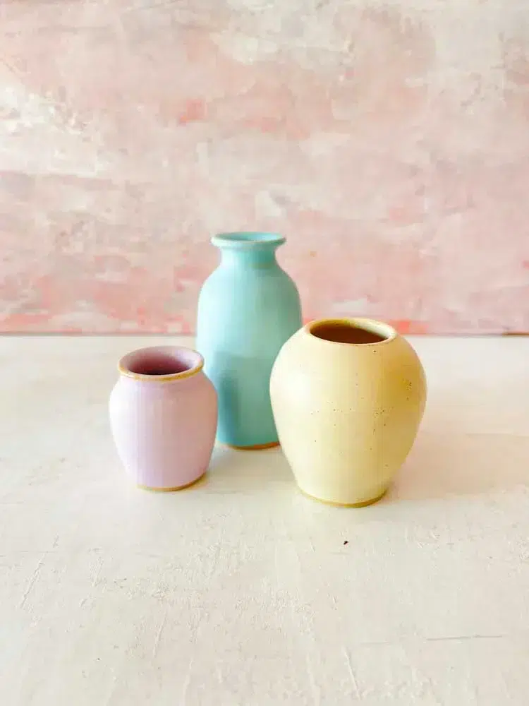 clay by Tina Marie, vase, mini vase, remix by Sofia