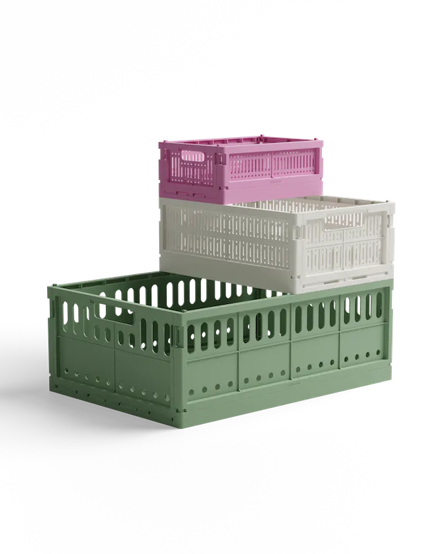 folding boxes, made crate, storage boxes, remix by Sofia