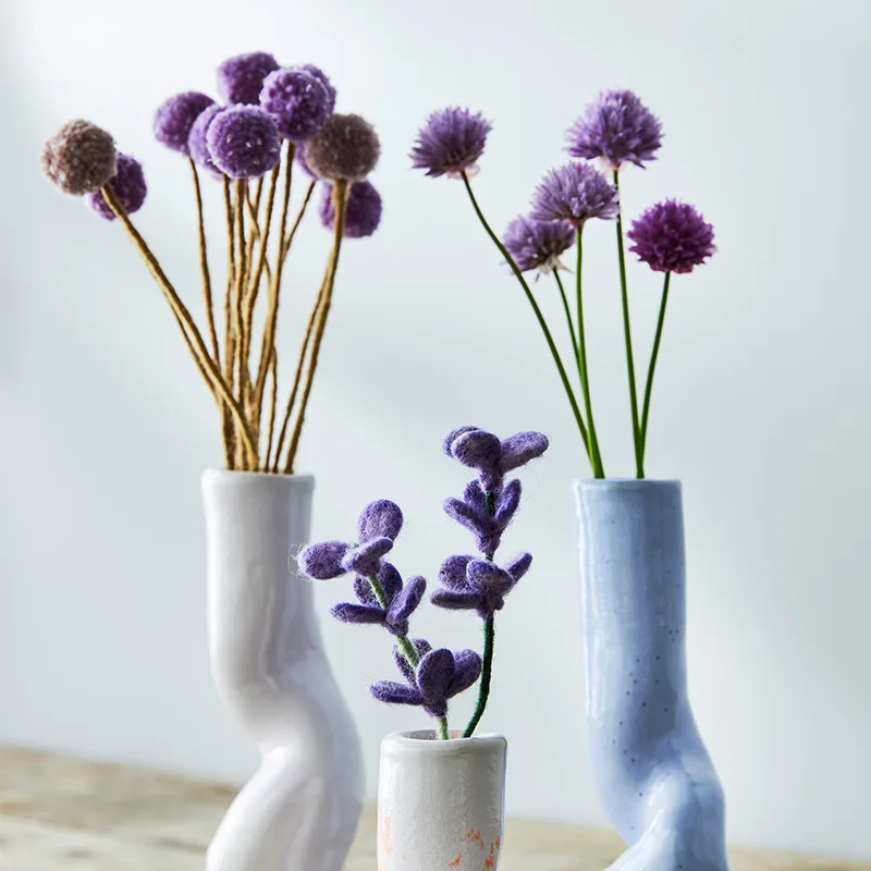 remix by sofie, aveva, felt, felt ornaments, Easter ornaments, organic wool, new zealand, endless flower, felt flowers, felt flowers.