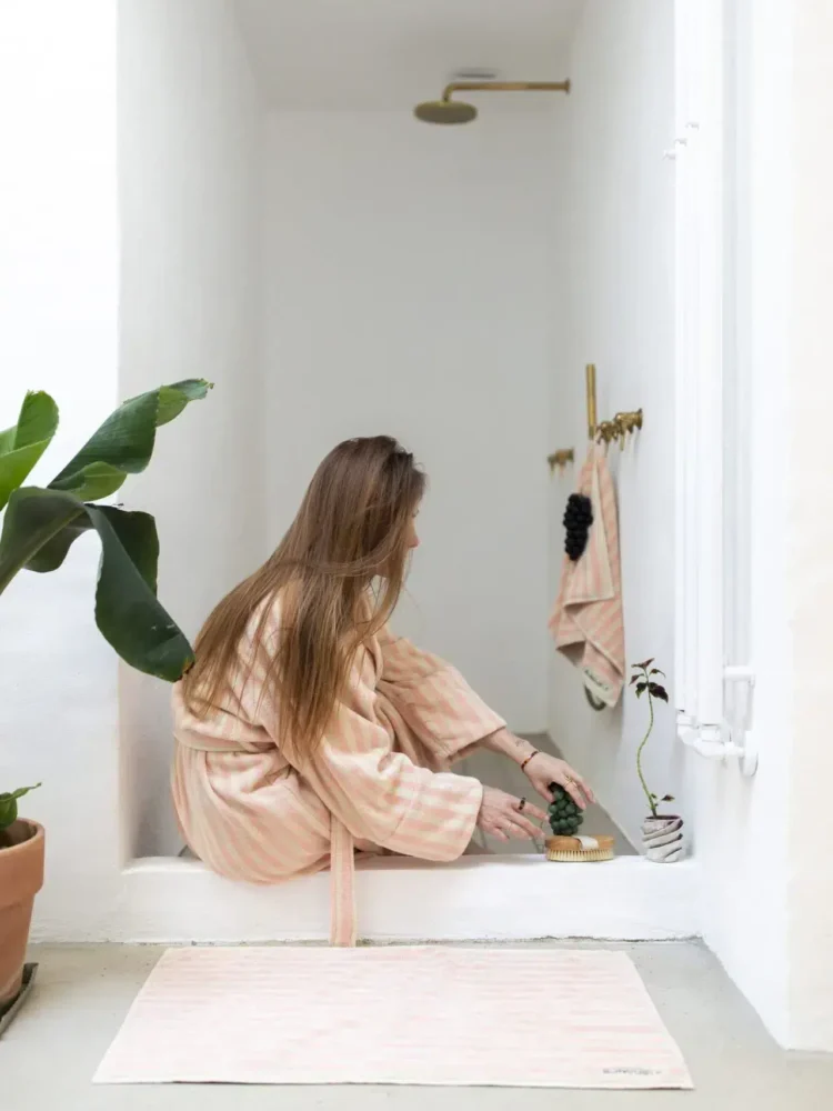 remix by Sofia, bongusta, robe, robe, naram, naram robe, bathroom, robe in cotton.