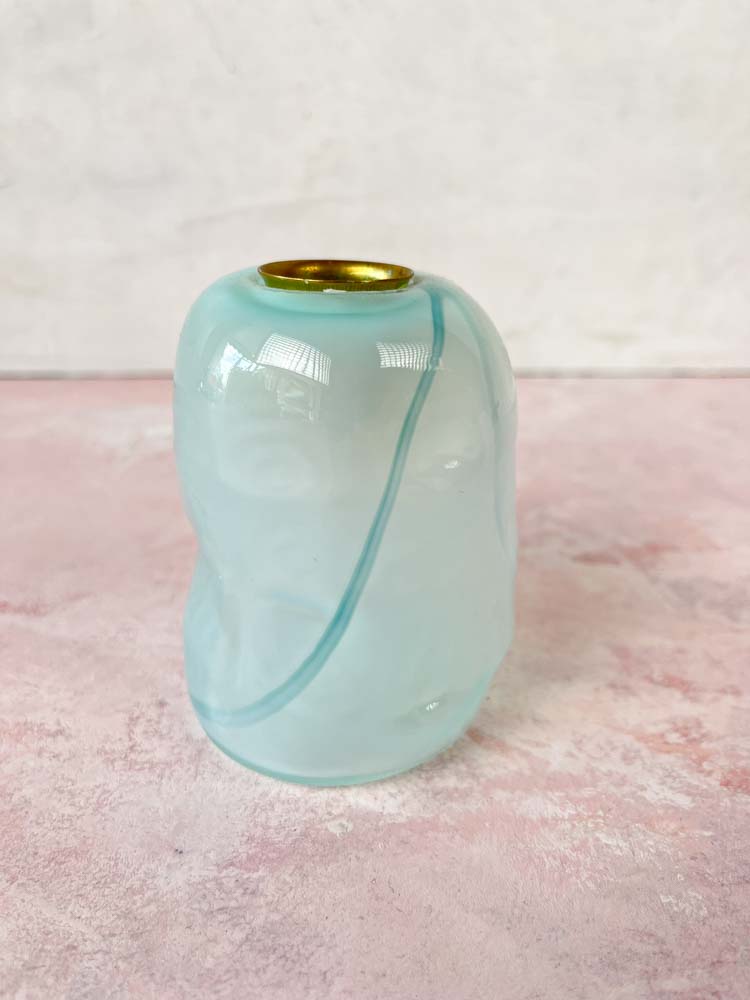 Tidal candlestick light blue