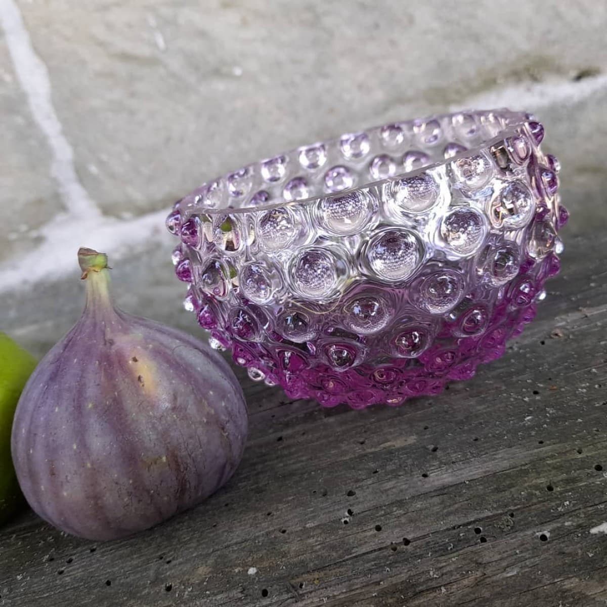 Anna von Lipa, Anna von Lipa glass, Annavon Lipa porcupine glass, tapas bowl, tapas bowl, bowl, porcupine bowl.