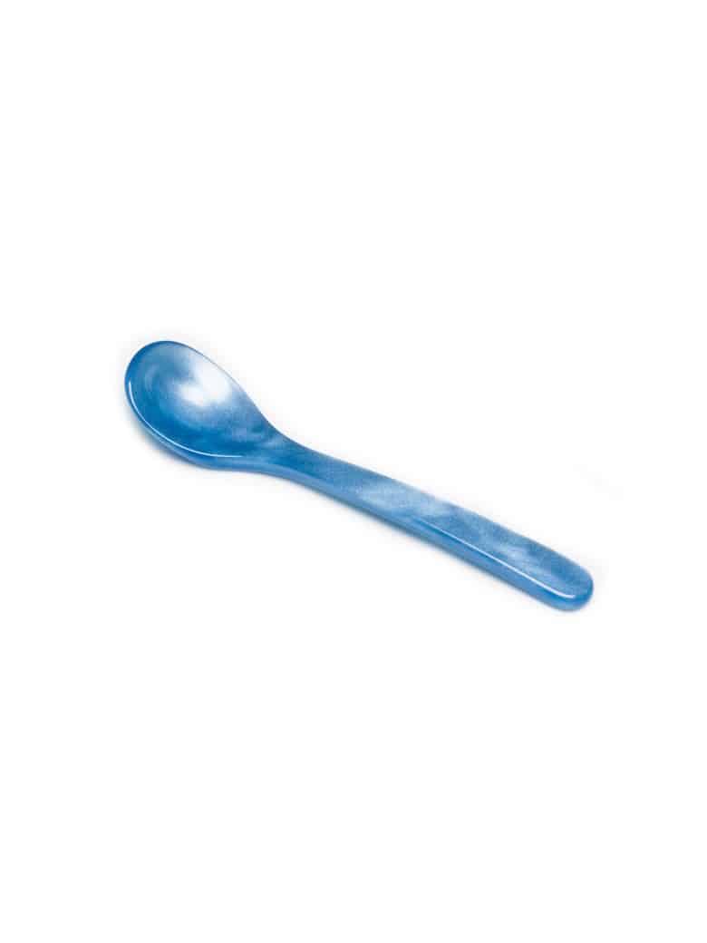 Egg spoon, home sohne, g.f home sohne, G. F home Schöne, spoon eggstand light blue, plastic, egg spoon, breakfast table, table setting,