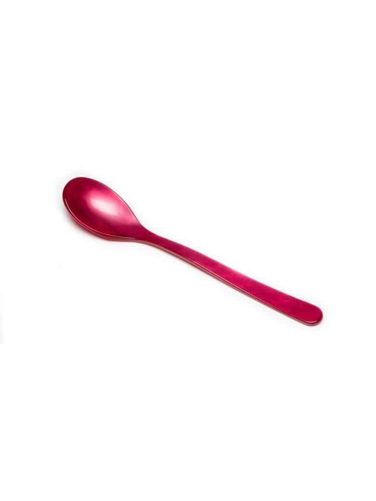 Egg spoon, home sohne, g.f home sohne, G. F home Schöne, spoon tea spoon, raspberry, plastic, egg spoon, breakfast table, table setting,