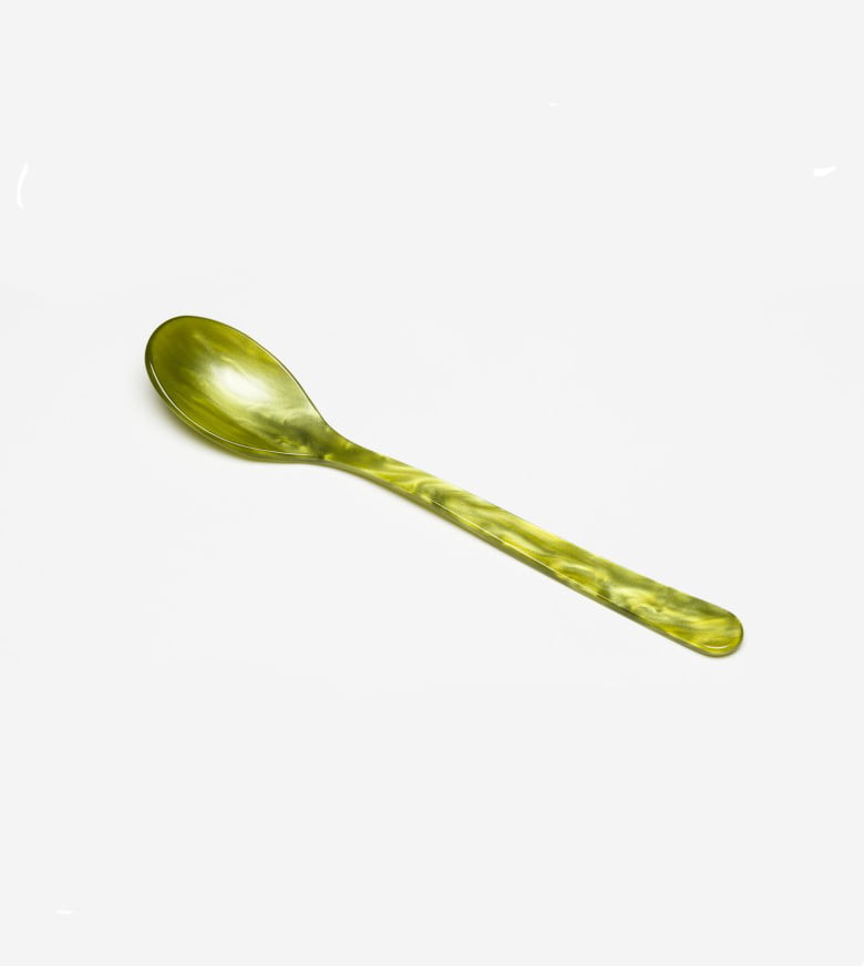 remix by sofie, cutlery, spoon, tablespoon, olive green, olive green spoon, at home